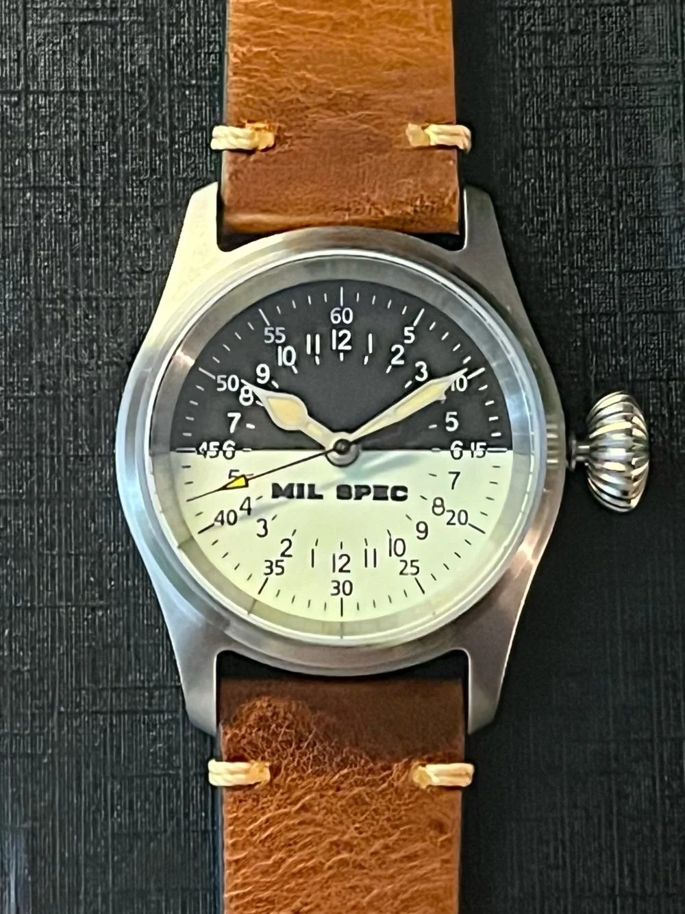 MIL-SPEC Flight School No. 3 • Aviation Instrument Dial • 36mm